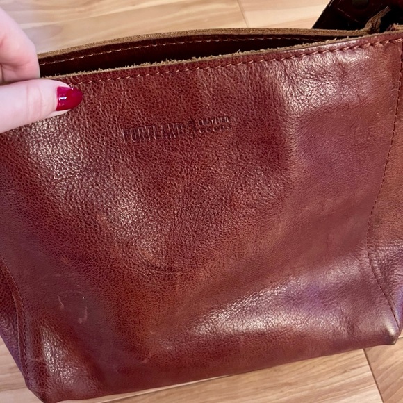 Portland Leather Goods Triangle Shoulder Bag - Picture 2 of 5